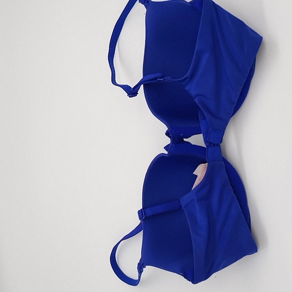 Victoria's Secret Lightly Lined Demi T-Shirt  Bra Blue 32D - Picture 4 of 9